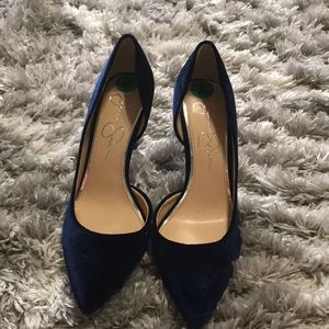 Blue Velvet Jessica Simpson Pump